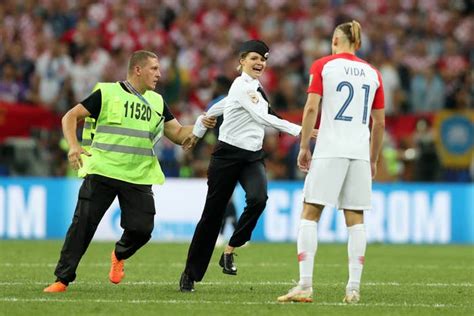 Pussy Riot Ran Onto The Field In Protest During The World Cup Final In