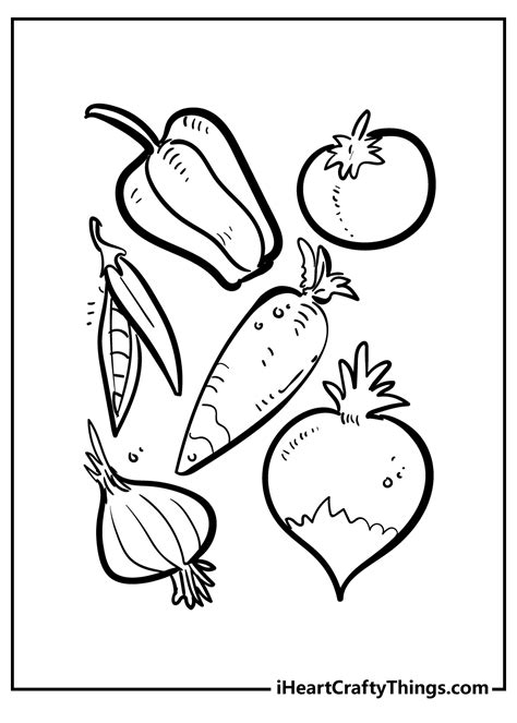 vegetable coloring pages  coloring pages  kids  printable