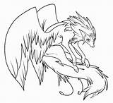 Winged Wolves Deviantart Mythical Cats Cutewallpaper Novocom Wölfe Manga Kidadl Flügel sketch template