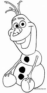 Frozen Coloring Pages Disney Olaf Preschool Books Print Printable Gif sketch template