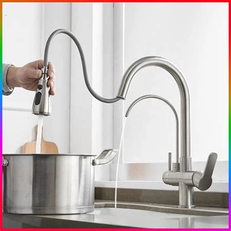 wisewater kitchen faucet  pull  sprayer    high arc water