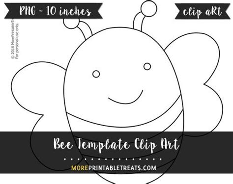 bee template clipart bee template clip art templates