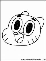 Gumball Coloring Pages Amazing Getdrawings sketch template