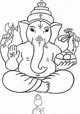 Coloring Ganesha Pages Lord Getcolorings Colouring sketch template