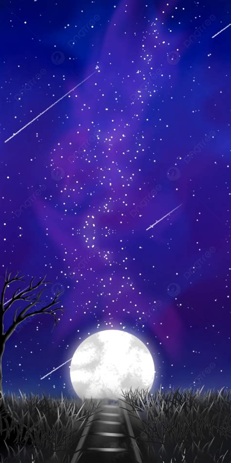 background langit malam  indah  wallpaper latar belakang malam galaksi latar
