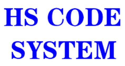 harmonization code system hs code