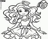 Madeline Hatter Colorare Disegni Raven sketch template