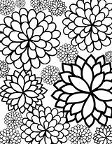 Coloring Adults Pages Flower Printable Adult Flowers Pattern Sheets Colouring Color Floral Print Cute Big Sheet Books Coloriage Kids Google sketch template