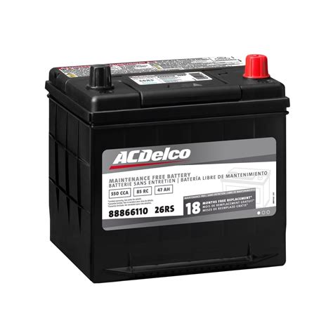 acdelco advantage battery rs group size   cca