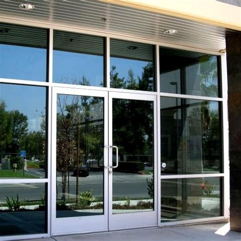 glass  aluminum doors personnel doors doors
