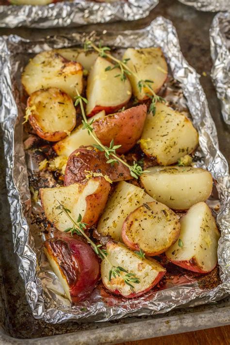 easy grilled potatoes  foil packets  compliant recipe unsophisticook