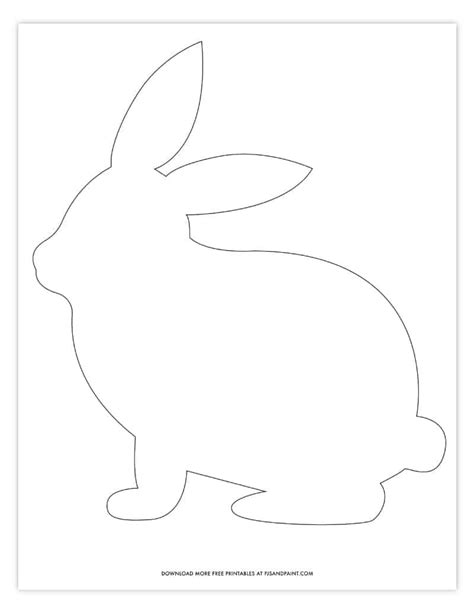 easter bunny template  printable bunny pattern easter bunny