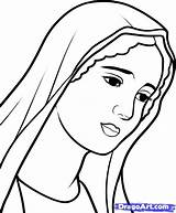La Virgen Coloring Guadalupe Pages Mary Draw Comments Virgin sketch template