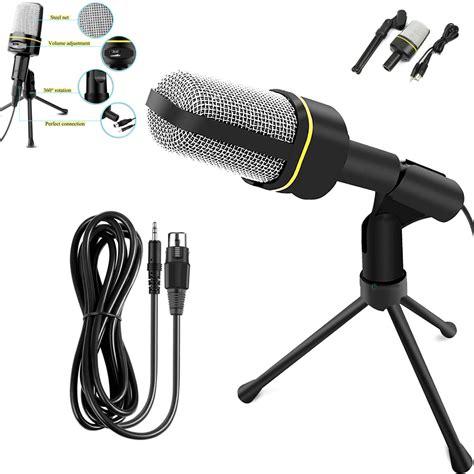 mm desktop microphone  tripod anti interference computer microphone recording microphone