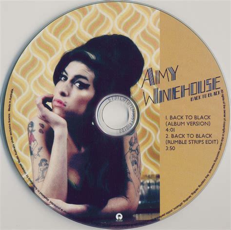 Amy Winehouse Back To Black 2006 Cdr Discogs