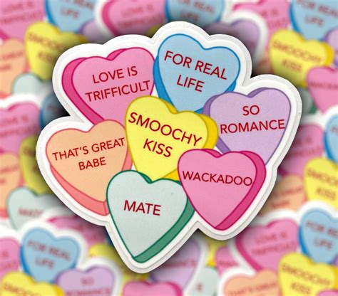 Bluey Inspired Valentine S Day Sticker Conversation Etsy Valentines