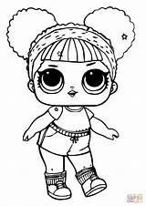 Coloring Lol Pages Mvp Hoops Doll Glitter Supercoloring sketch template
