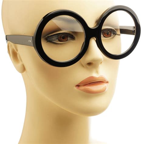 Oversized Round Thick Glasses