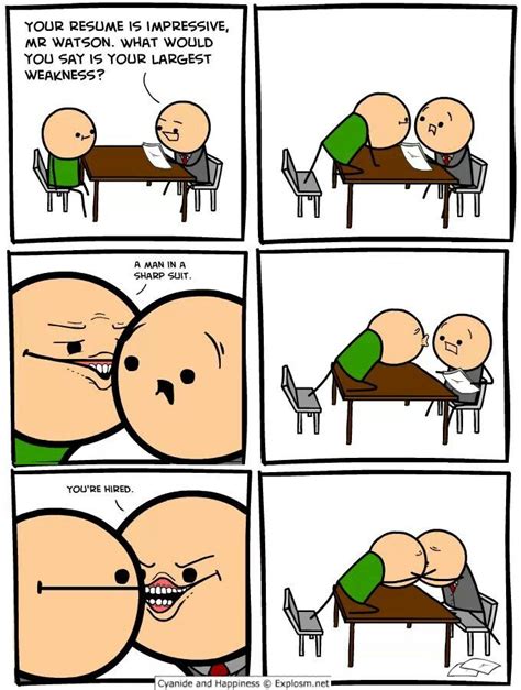 but the interview went great cyanide and happiness job