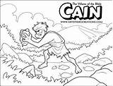 Coloring Pages Cain Bible Abel Villains Heroes Sellfy sketch template