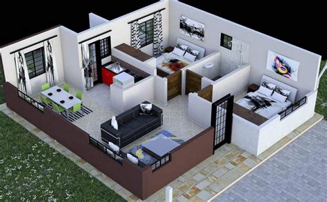 floor plans  small  bedroom house home