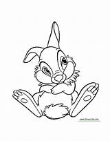 Thumper Bambi Pages Coloring Drawing Printable Disney Book Cute Sketch Flower Template Getdrawings sketch template