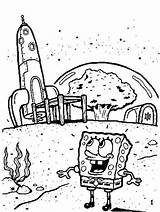 Spongebob Sandy Sponge Printable Squarepants Colorir sketch template