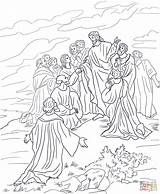 Jesus Coloring Pages Commission Great Tomb Crucifixion Empty Resurrection Drawing Color Crafts sketch template