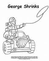 Shrinks George Coloring Pages Gs Cb sketch template