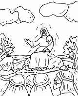 Coloring Pages Mount Sermon Men Fishers Pentecost Clipart Luke Samuel God Calls Matt Library Popular Coloringhome Fun sketch template