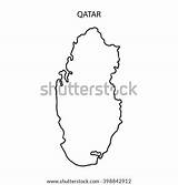 Qatar sketch template
