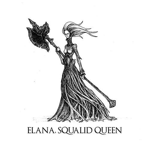 Dark Souls Ii Elana Squalid Queen By Skinrarb Dark Souls Tattoo