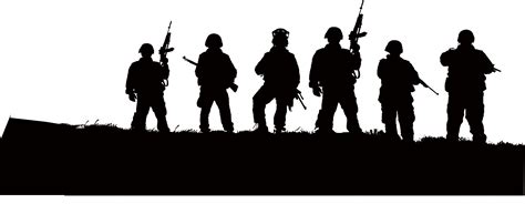 soldier silhouette army illustration black army png
