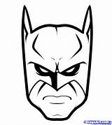 Batman Easy Draw Drawing Drawings Face Cool Step Simple Very Sketch Pencil Line 3d Cartoon Joker Things Beginners Dc Bat sketch template