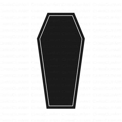 coffin svg coffin silhouette coffin png coffin vector etsy