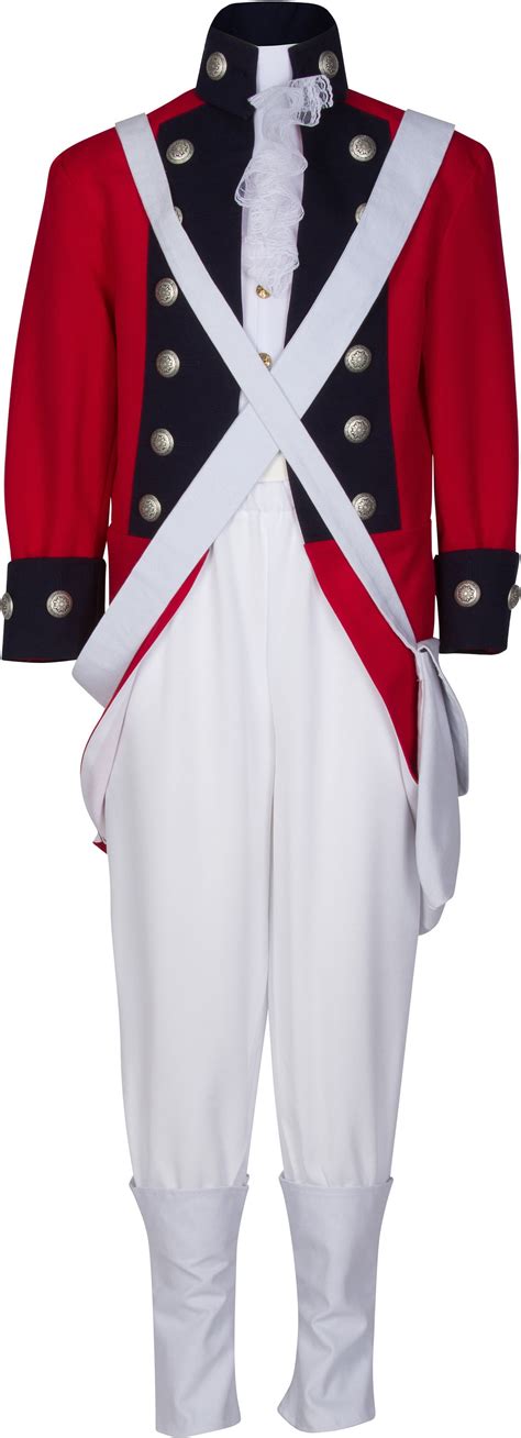 deluxe childrens british red coat revolutionary war uniform