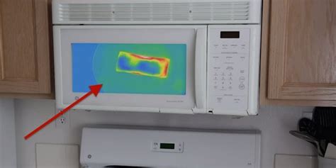 heat map microwave lets    foods temperature  infrared cameras
