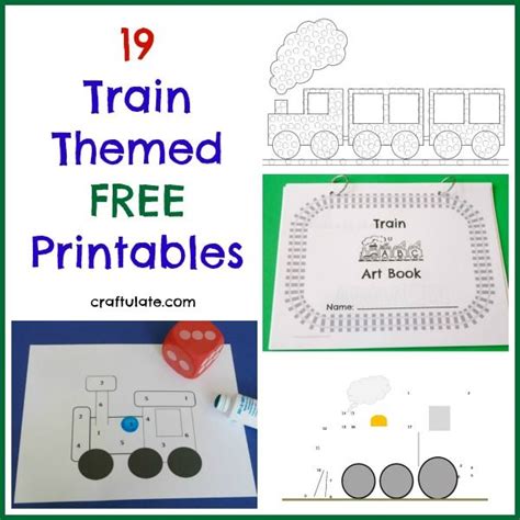 printable  preschool worksheet train tedy printable activities