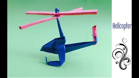 origami paper tutorial helicopter  youtube