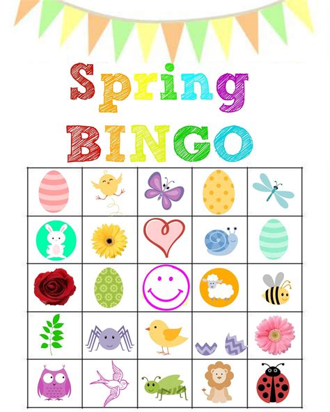 stronger   average mom spring bingo printables