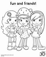 Strawberry Shortcake Coloring Pages Printable Birthday Party Friends Print Thesuburbanmom Kids Printables Sheets Strawberryshortcake Dessin Books Click sketch template