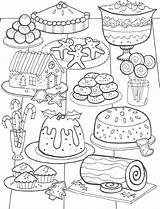 Foods sketch template