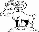Colorir Desenhos Goats Cabras Ziege Ausmalbilder Mwb sketch template