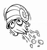 Omanyte Coloring Apexwallpapers sketch template