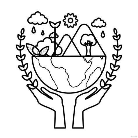 coloring pages  earth day