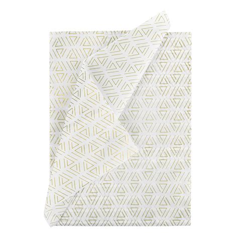 wrapaholic gift wrapping tissue paper triangle printed tissue paper  diy craftspack bags
