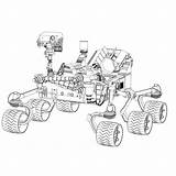 Curiosity Exploration Rovers Patent sketch template