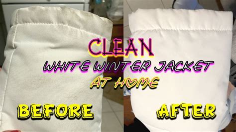 clean white winter jacket  home easy  cheap youtube