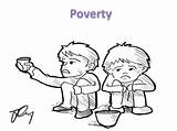 Poverty sketch template