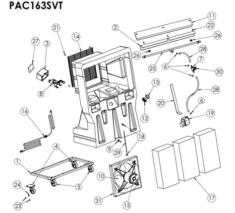 pacsvt portacool classic  vertical tank parts breakdown